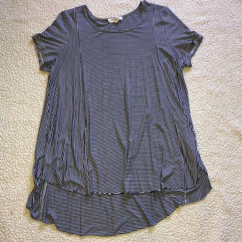 2/$20 Wyld Hart Striped Blouse
